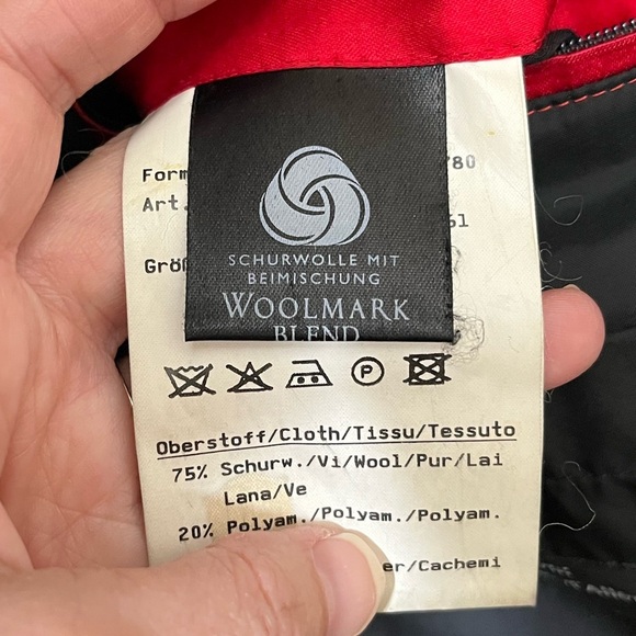 BUGATTI Charcoal Wool & Cashmere Coat - Size 44R - Picture 9 of 12